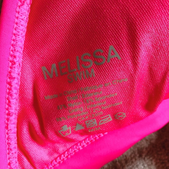 MELISSA SWIM | Pink Bikini Top - Picture 3 of 3